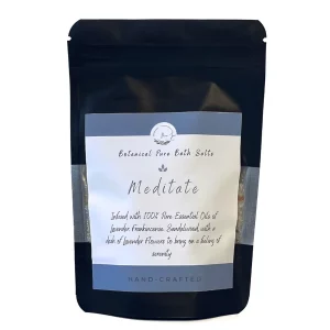 Meditate Pure Botanical Bath Salts Pouch 75g - Mai Joie Botanicals