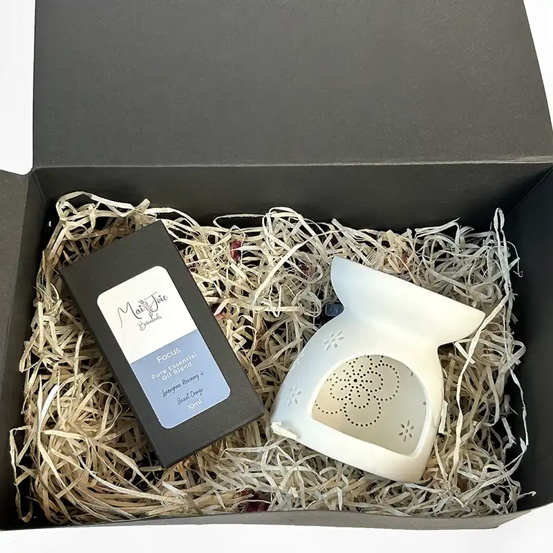 Aromatic Oil Burner Gift Box - Focus