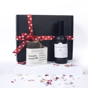 Distinguised Aromatherapy Gift Set with Lavender and Eucalyptus Soap - Mai Joie Botanicals