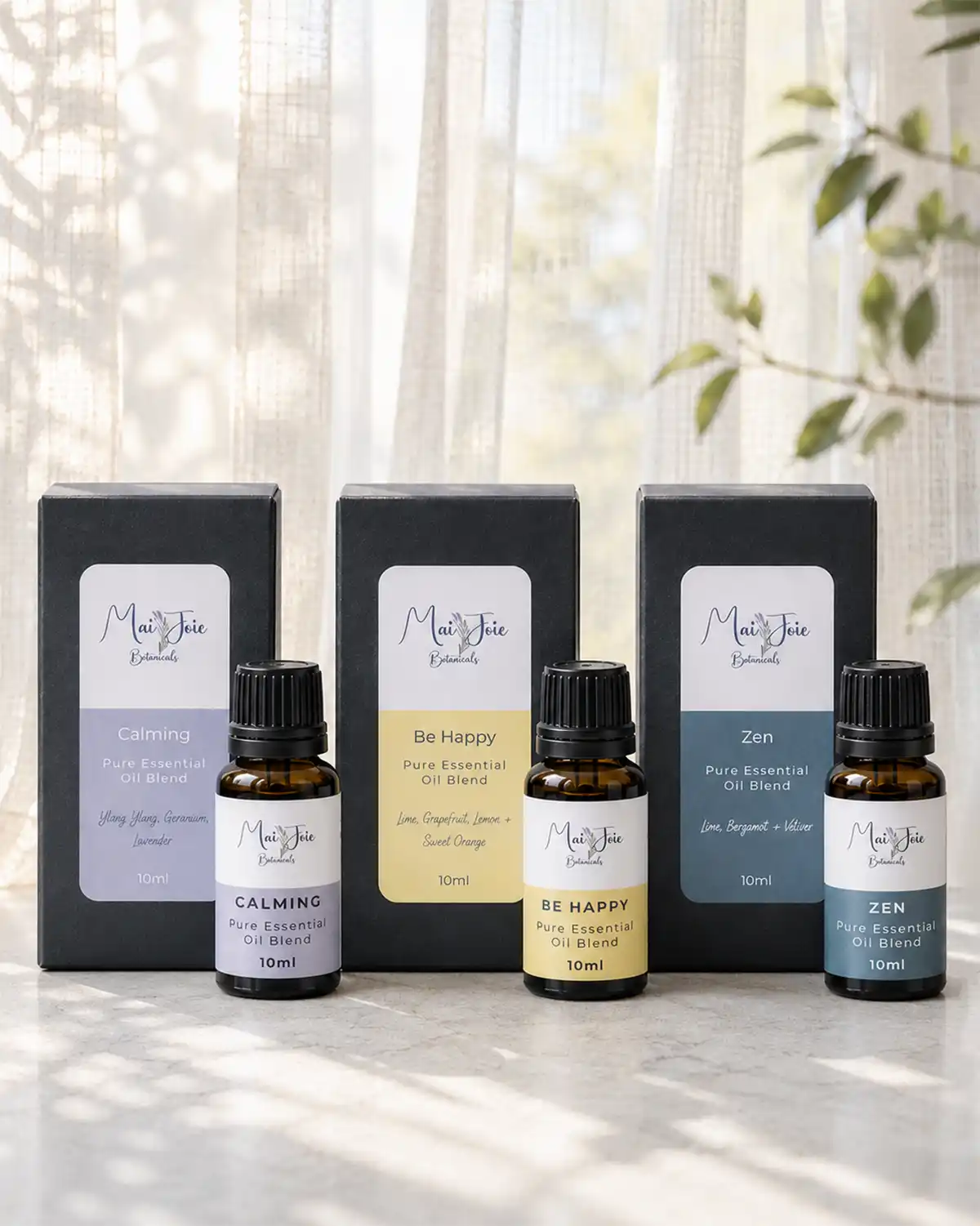 Essential Oil Blends by Mai Joie Botanicals Essential Oil Blends by Mai Joie Botanicals